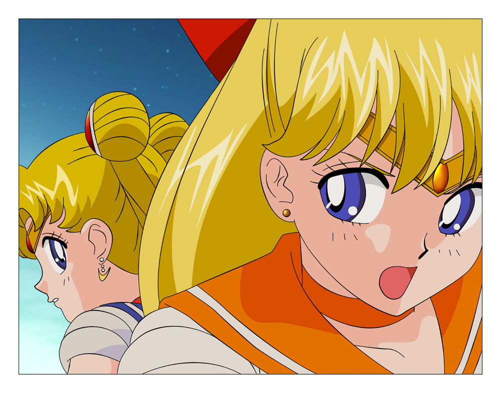 Sailor Moon Aino Minako Tsukino Usagi Vector Trace Yande Re